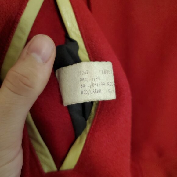 Vintage Worldwide Pants David Letterman Late Show wool varsity jacket size XL - Picture 5 of 9